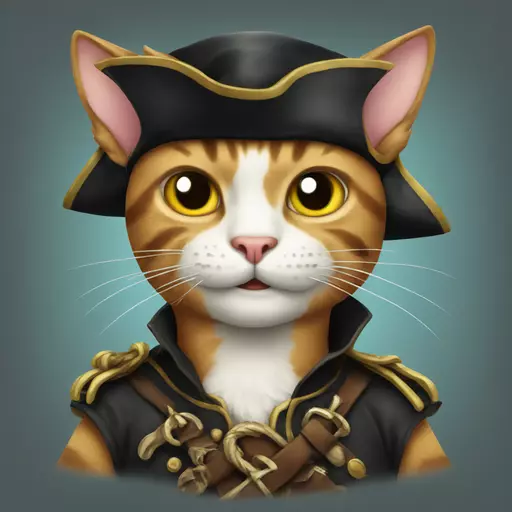 cat pirate emoji