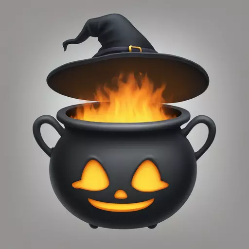 witch cauldron emoji