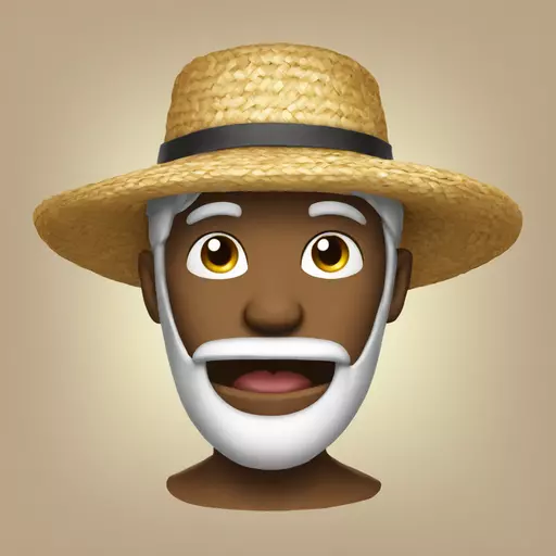 straw hat emoji