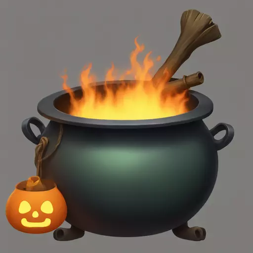 witch cauldron emoji