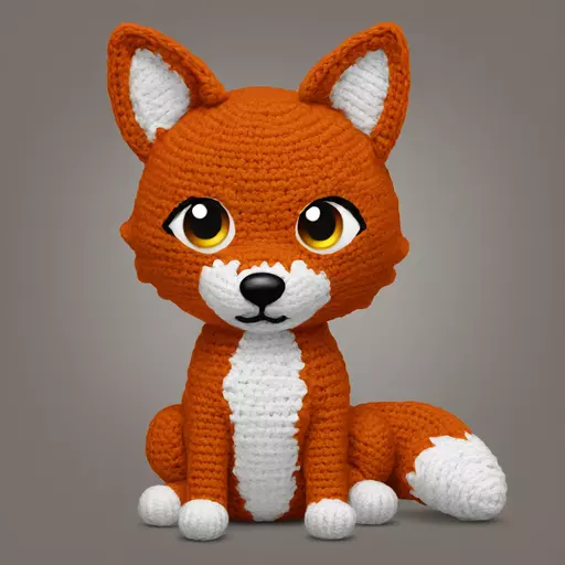 fox crochet emoji