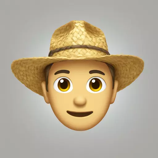 straw hat emoji