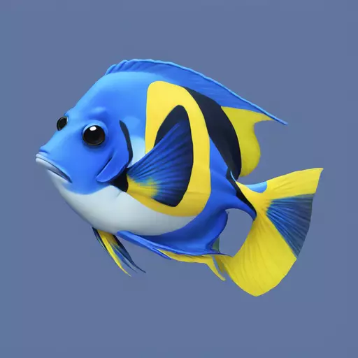 blue tang emoji