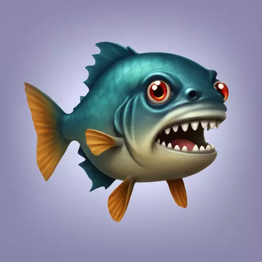 piranha emoji