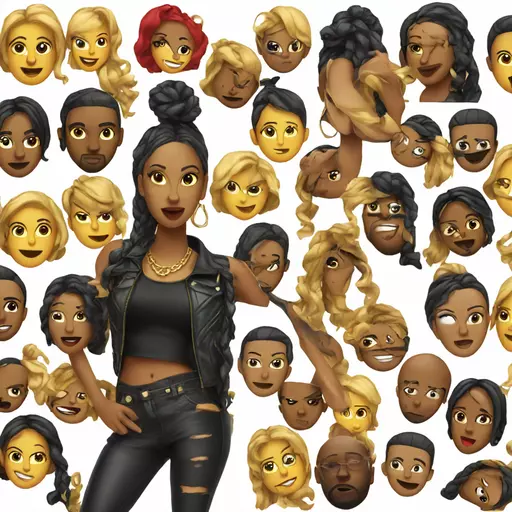 hip-hop video vixen emoji