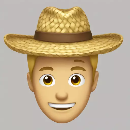 straw hat emoji
