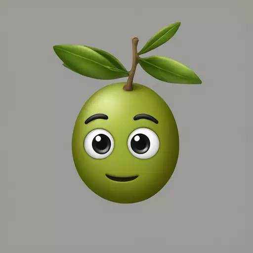 green olive emoji