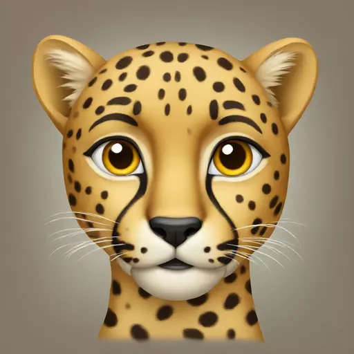 cheetah emoji
