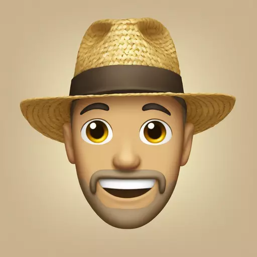 straw hat emoji