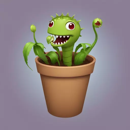 Venus flytrap emoji
