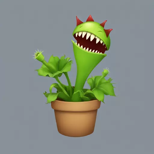 Venus flytrap emoji