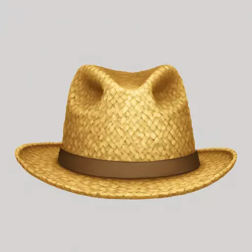 straw hat emoji