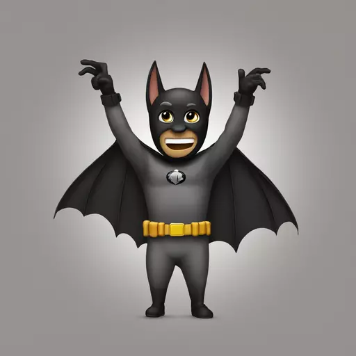Bat saluting emoji