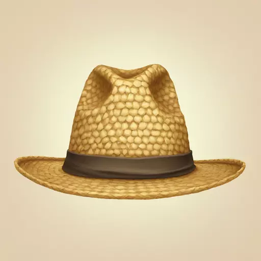 straw hat emoji