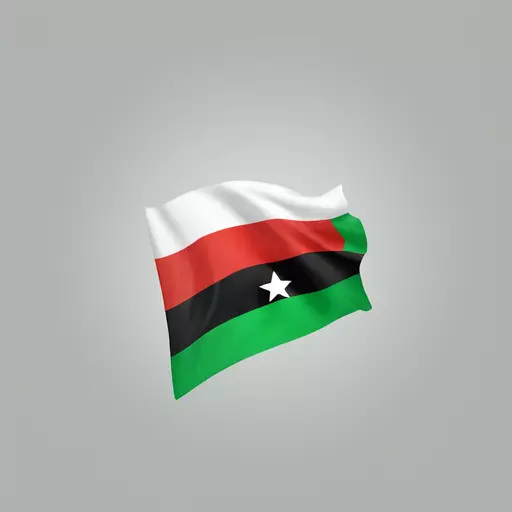 Syrian flag is 3 stars with the colors green, white, black in order emoji