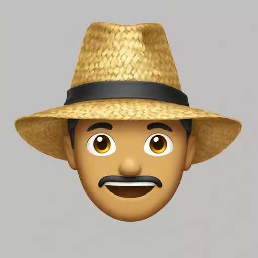 straw hat emoji