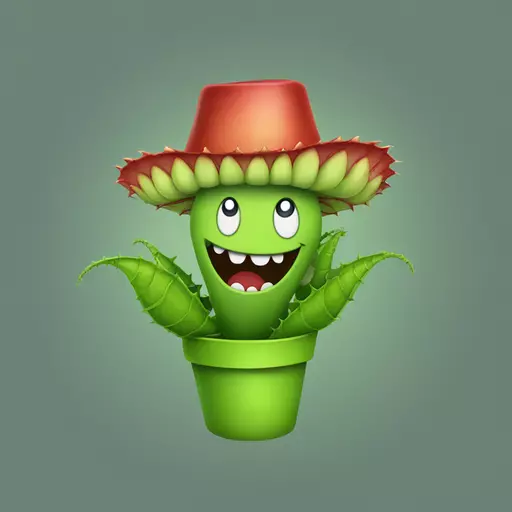 Venus flytrap emoji