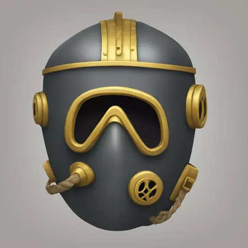 medieval scuba mask emoji