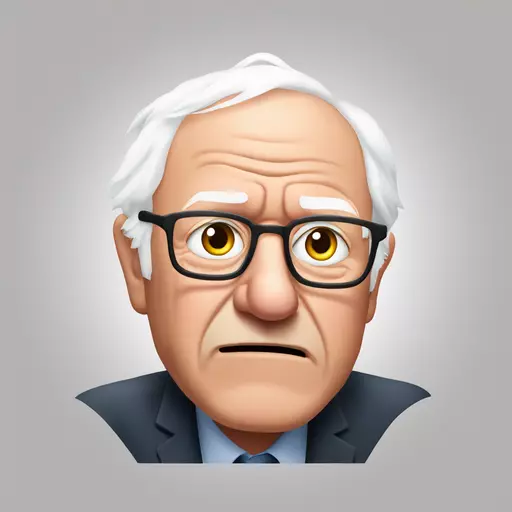 Bernie Sanders is fed up emoji