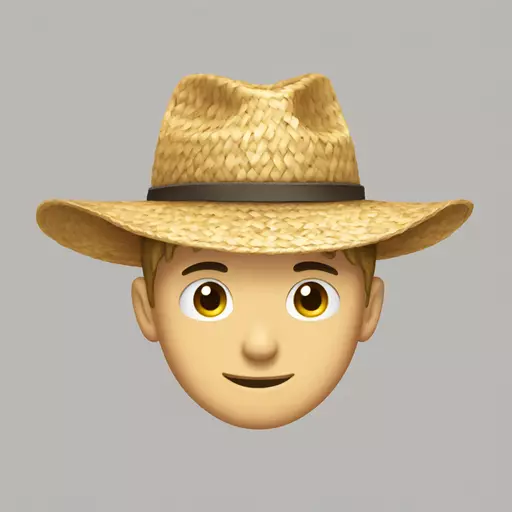 straw hat emoji