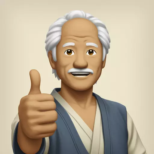 mr miyagi thumbs up emoji