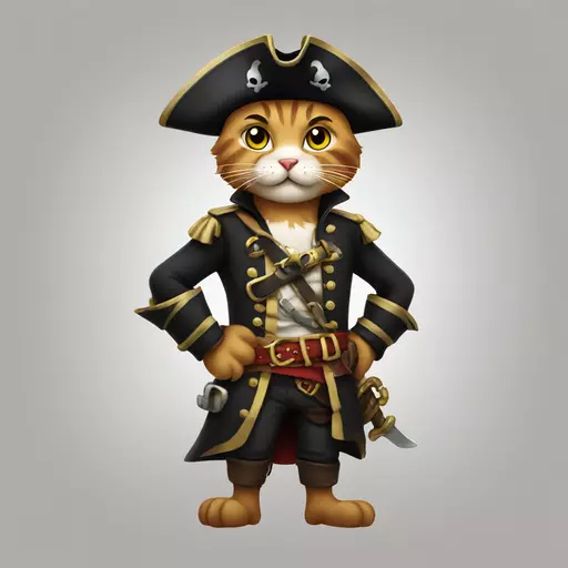 cat pirate emoji
