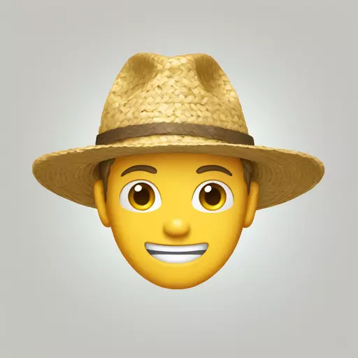straw hat emoji
