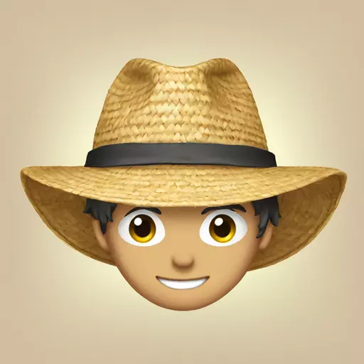 straw hat emoji