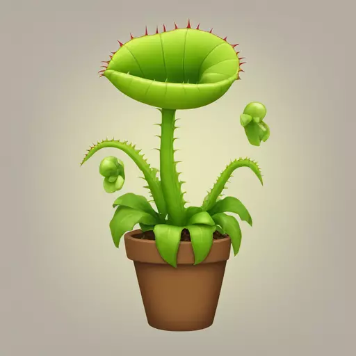 Venus flytrap emoji