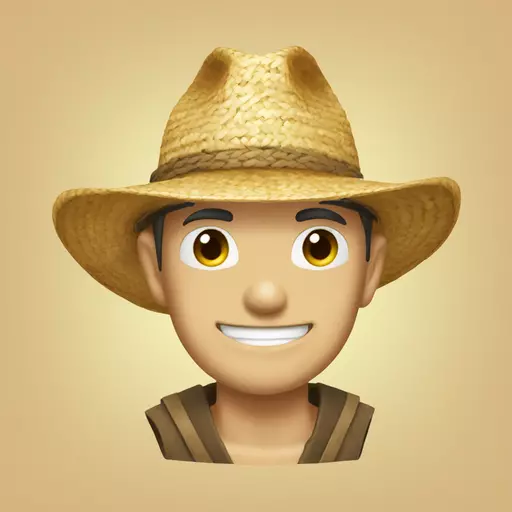 straw hat emoji