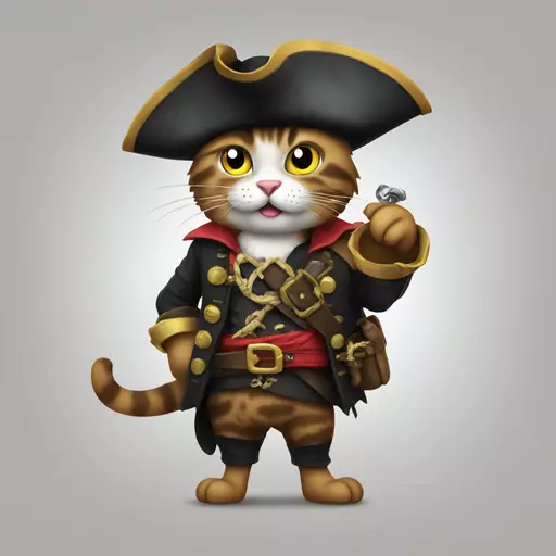 cat pirate emoji