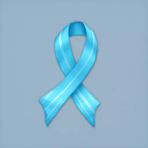 Sky blue preppy ribbon emoji