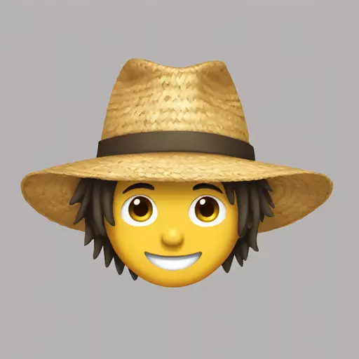 straw hat emoji