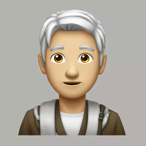 眼睛翻白，两手比耶举在头部两侧 emoji