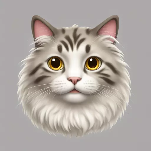 fluffy cat emoji