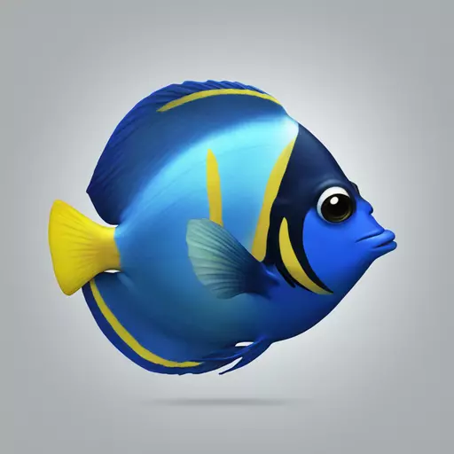 blue tang emoji