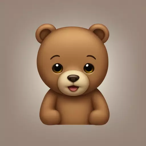Teddy bear emoji