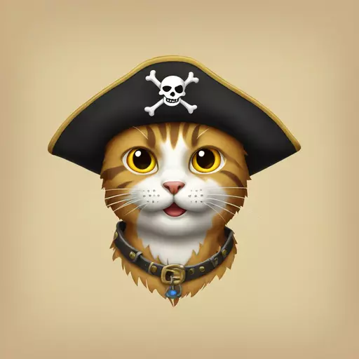 cat pirate emoji