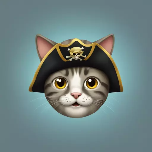 cat pirate emoji
