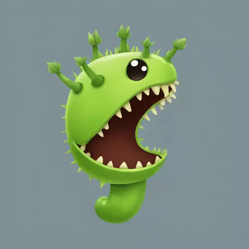 Venus flytrap emoji