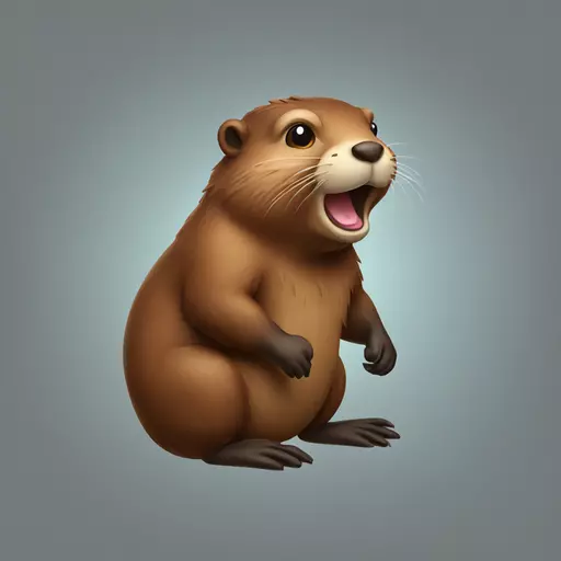 beaver emoji