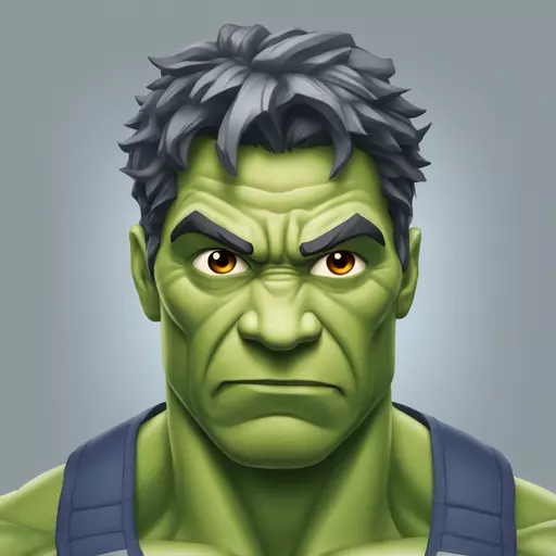 Quiero que me crees un emoji de Hulk 2099 emoji