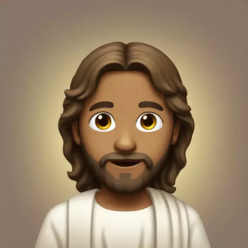 Cute Jesus emoji