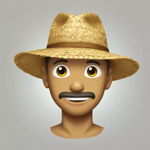straw hat emoji