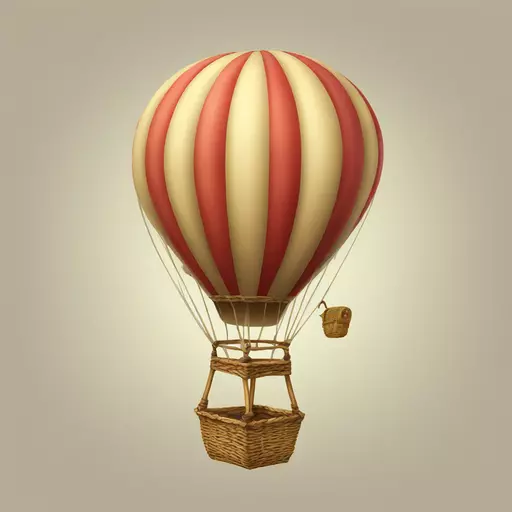 hot air balloon emoji