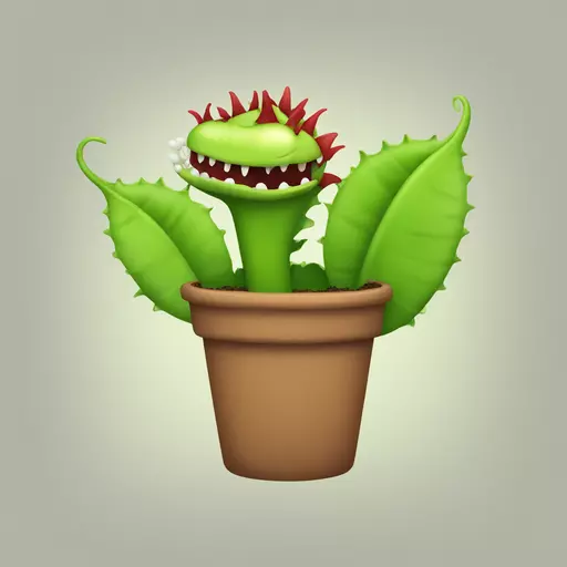 Venus flytrap emoji