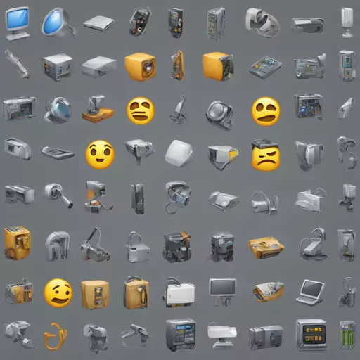 Hardware and software emoji emoji
