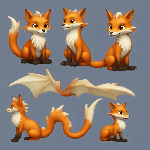 Fox dragon emoji