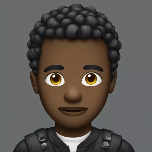 Stereotypical nigger criminal emoji