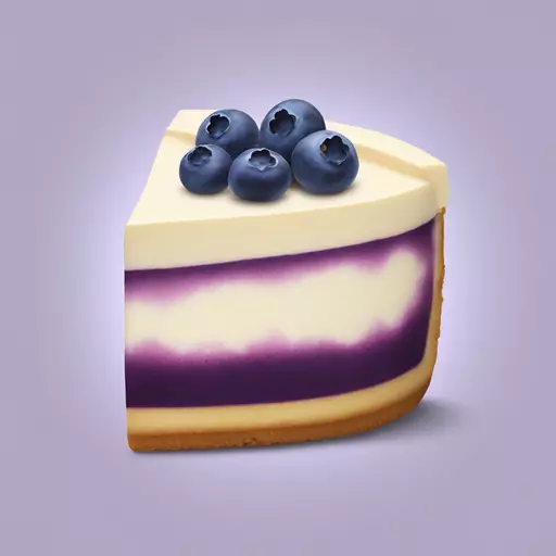blueberry cheesecake emoji